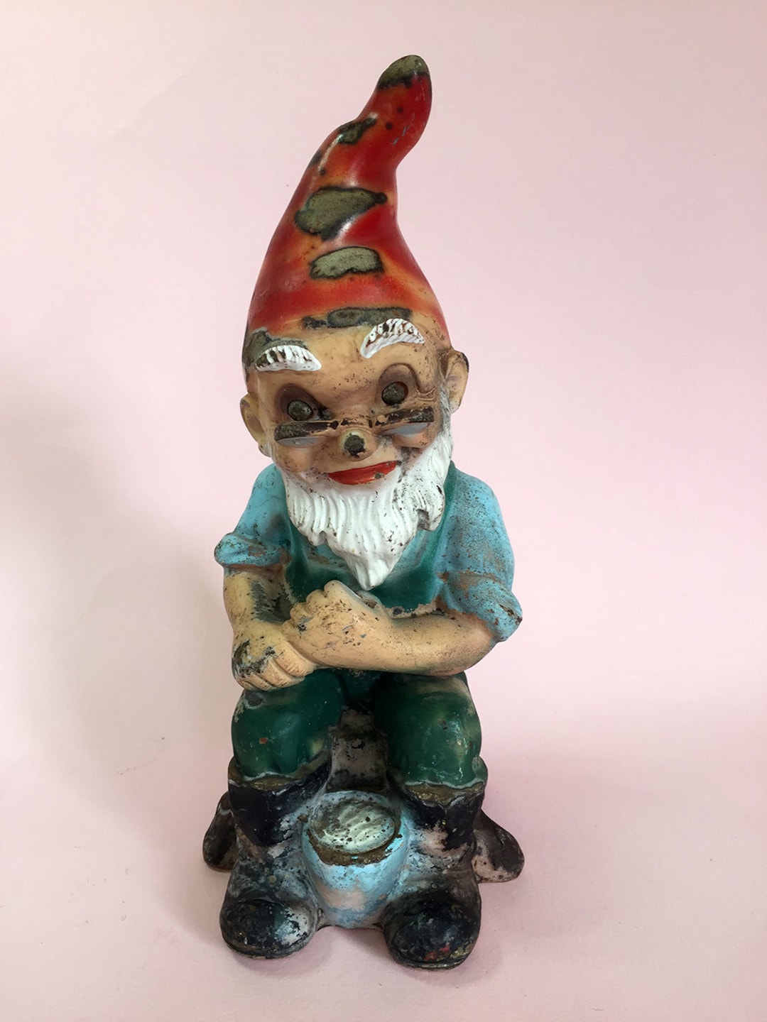 Rare 1930s ZEHO Vintage Black African GARDEN GNOME Dwarf Rare 1930s ZEHO Vintage Black African GARDEN GNOME Dwarf