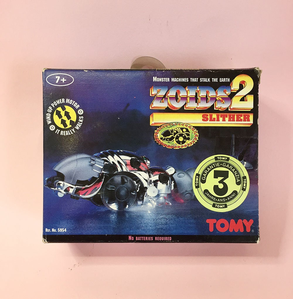 Vintage Mint in Box Sci-fi Europe ZOIDS 2 SLITHER TOMY Monster