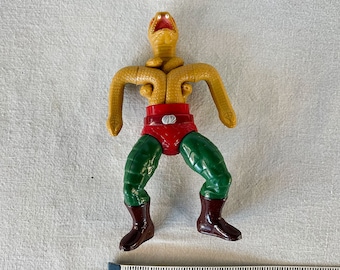 Figura de acción de la película de dibujos animados Masters of the Universe de Mattel, de 1985, Motu/He-Man, difícil de identificar, de ciencia ficción europea, en buen estado, TLC