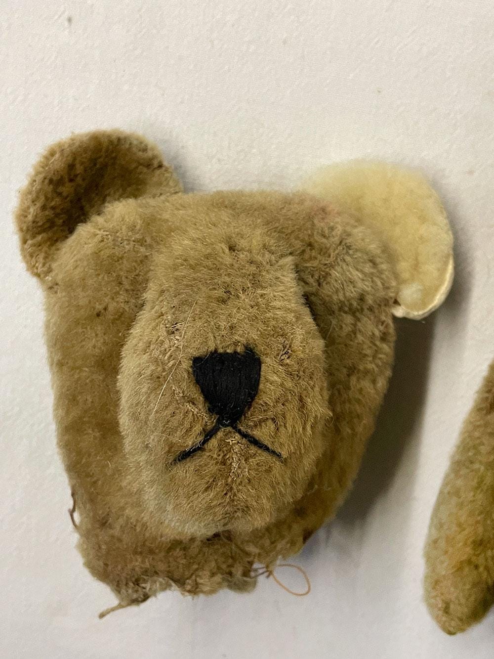 1890/1900年代のヴィンテージテディベア、オリジナルのおもちゃ、クマ