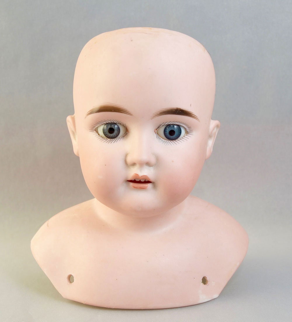 Antique 19th Century Shoulder Edmund Ulrich Steiner Doll Head 1894