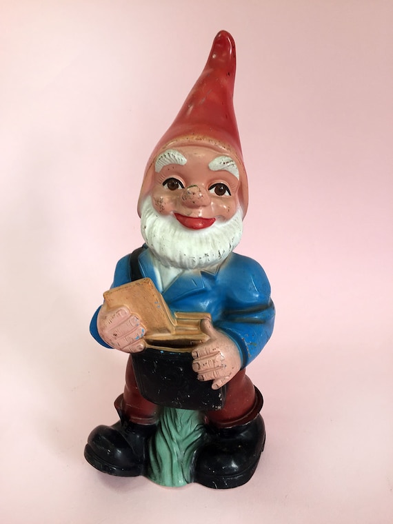 Gnome Rubber Mask with Hood White Beard Gnome Rubber Mask with Hood White Beard