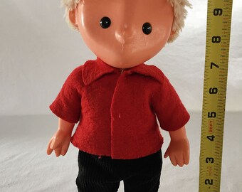 Vintage 1950s Blonde DDR Soviet Union East German Doll ELF Mr