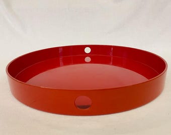 16cm / 赤漆塗り木製皿｜懐石食器｜漆器 - Etsy 日本