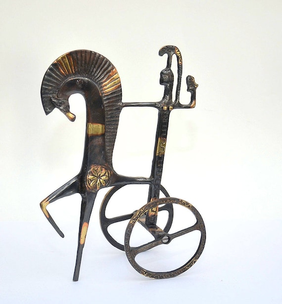 Bronze Horse and Chariot, Fredric Weinberg Raymor Bronze Horse and Chariot, Fredric Weinberg Raymor