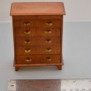 Meuble de poupée Commode chambre enfant 1950