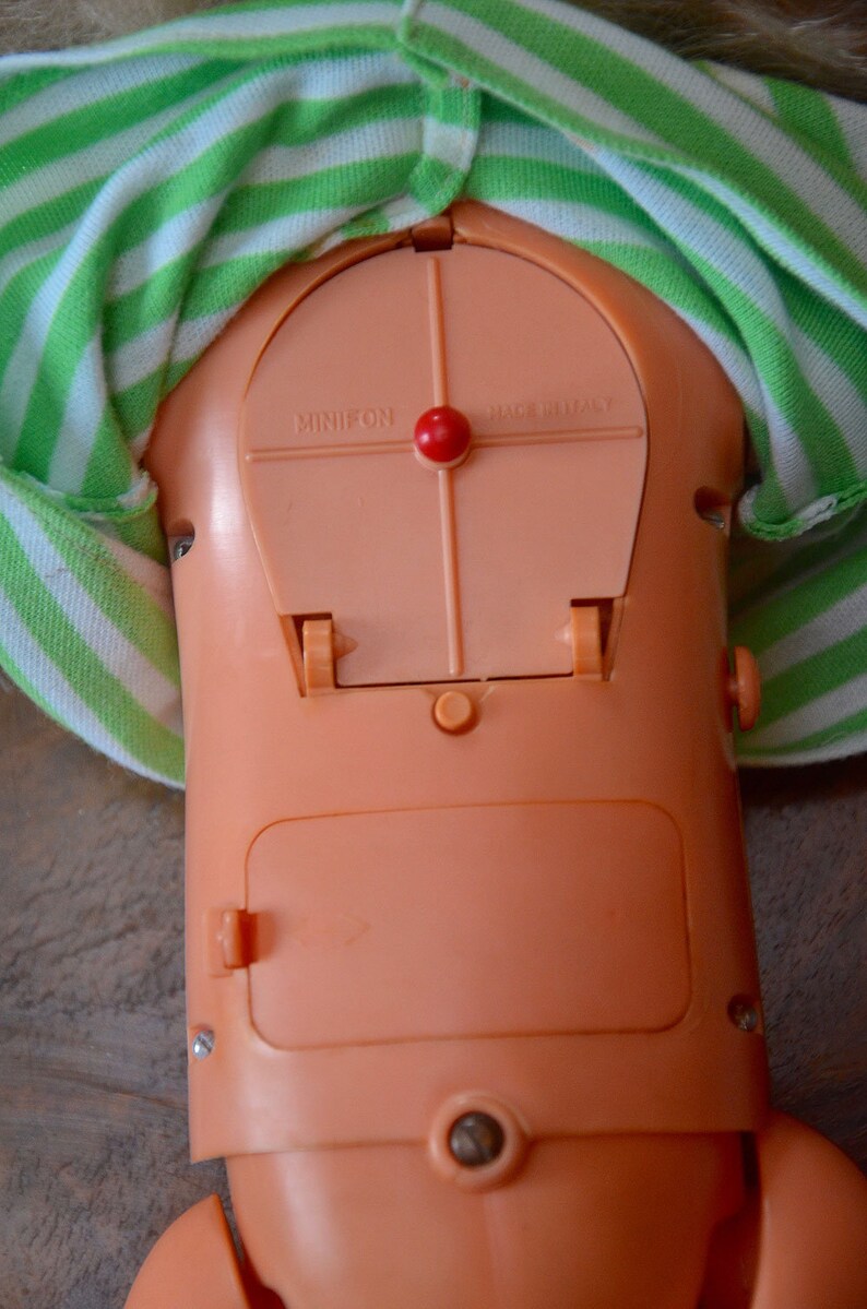 Rare TALKING RECORD Vintage Gégé Doll Italocremona 1960s Bella Etsy