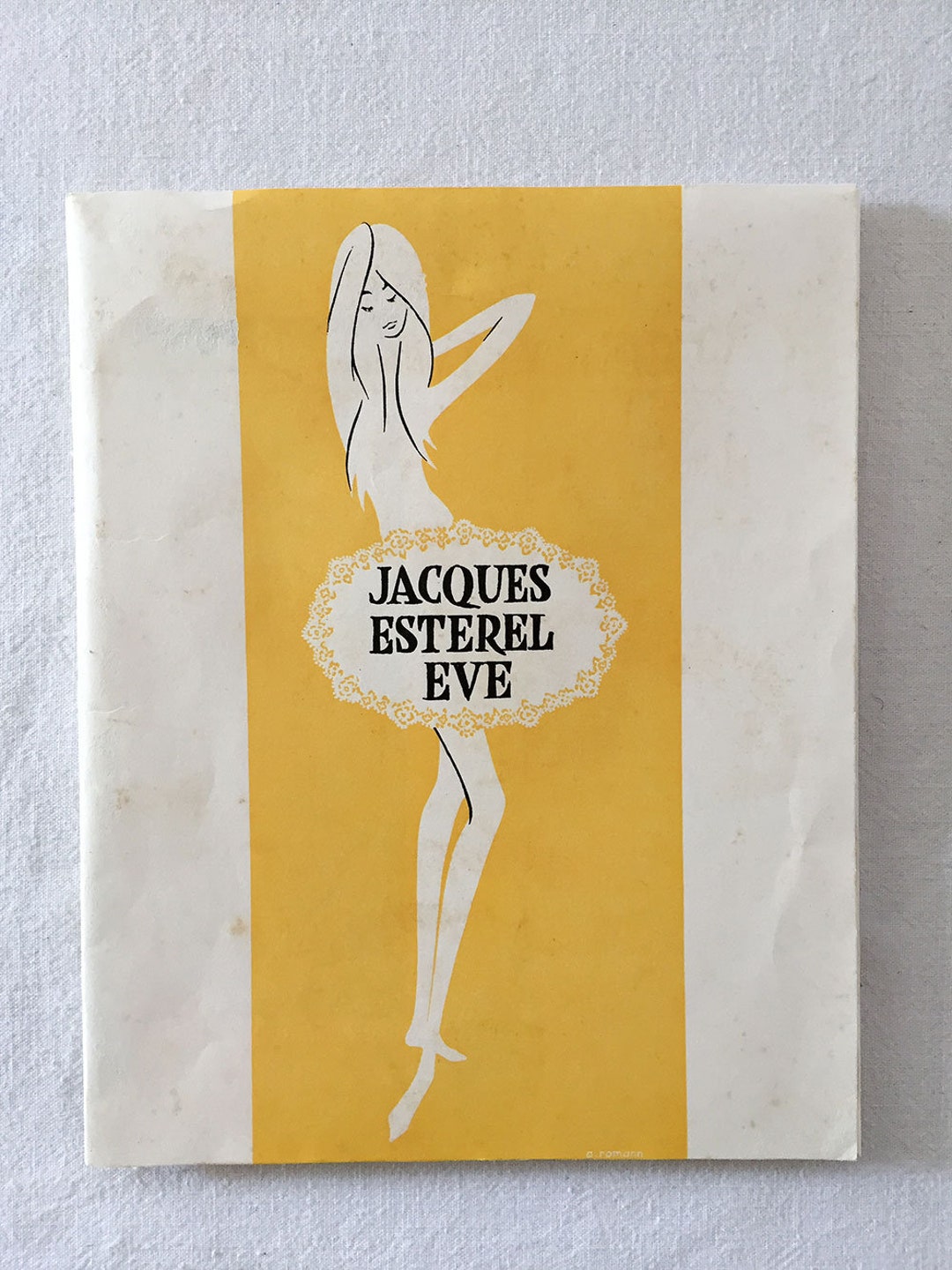 RARE ESTEREL Vintage 40s-50s French Haute Couture Cotton Hosiery ...