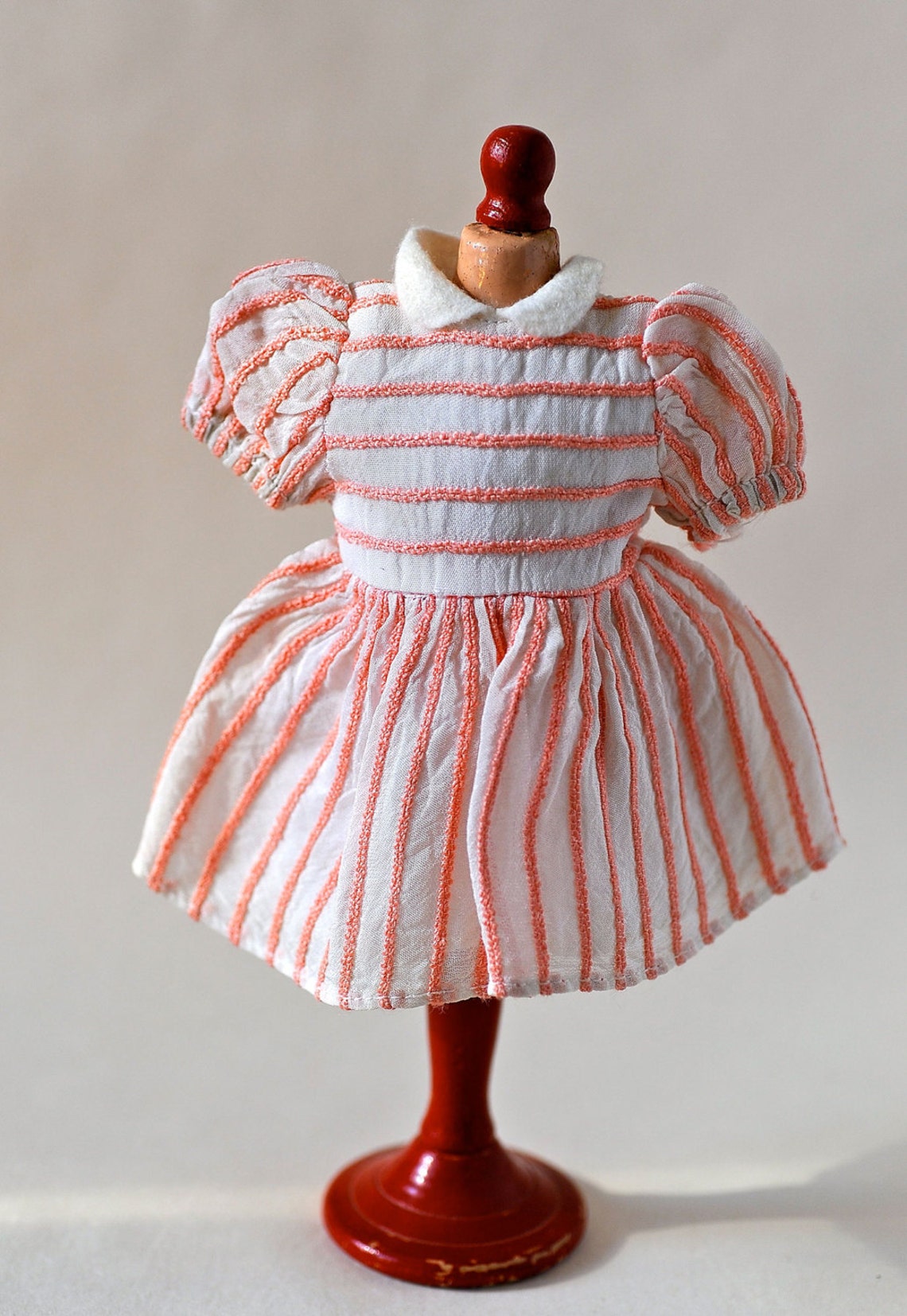 robe & béret poupée ancienne Jumeau SFBJ Halbig dress & hat antique
