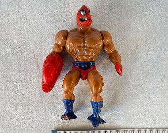 Figura de acción de la película de dibujos animados Masters of the Universe de Mattel, de 1985, Motu/He-Man, difícil de identificar, de ciencia ficción europea, en buen estado, TLC