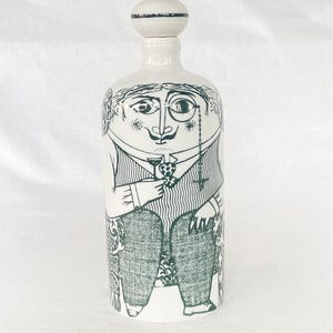 1960s Vintage Antique ALTENKUNSTADT Porzellanfabrik Karl Nehmzow Porcelain Germany Handarbeit Art Mid-Century Modern Design CARTOON DANDY