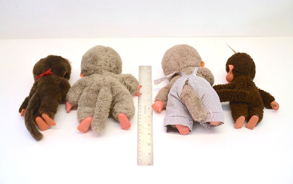 4 Japanese Anime Kuta Kuta Futago No Monchichi Kun Chan