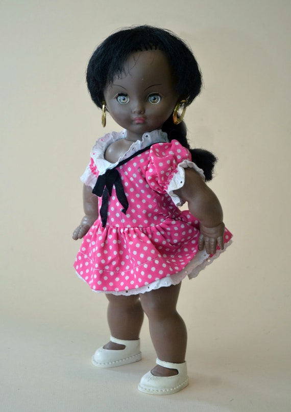 RARE Black AFRICAN Nadia Doll Authentic Vintage Original Clothes RARE Black AFRICAN Nadia Doll Authentic Vintage Original Clothes