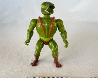 Figura de acción de la película de dibujos animados Masters of the Universe de Mattel, de 1985, Motu/He-Man, difícil de identificar, de ciencia ficción europea, en buen estado, TLC