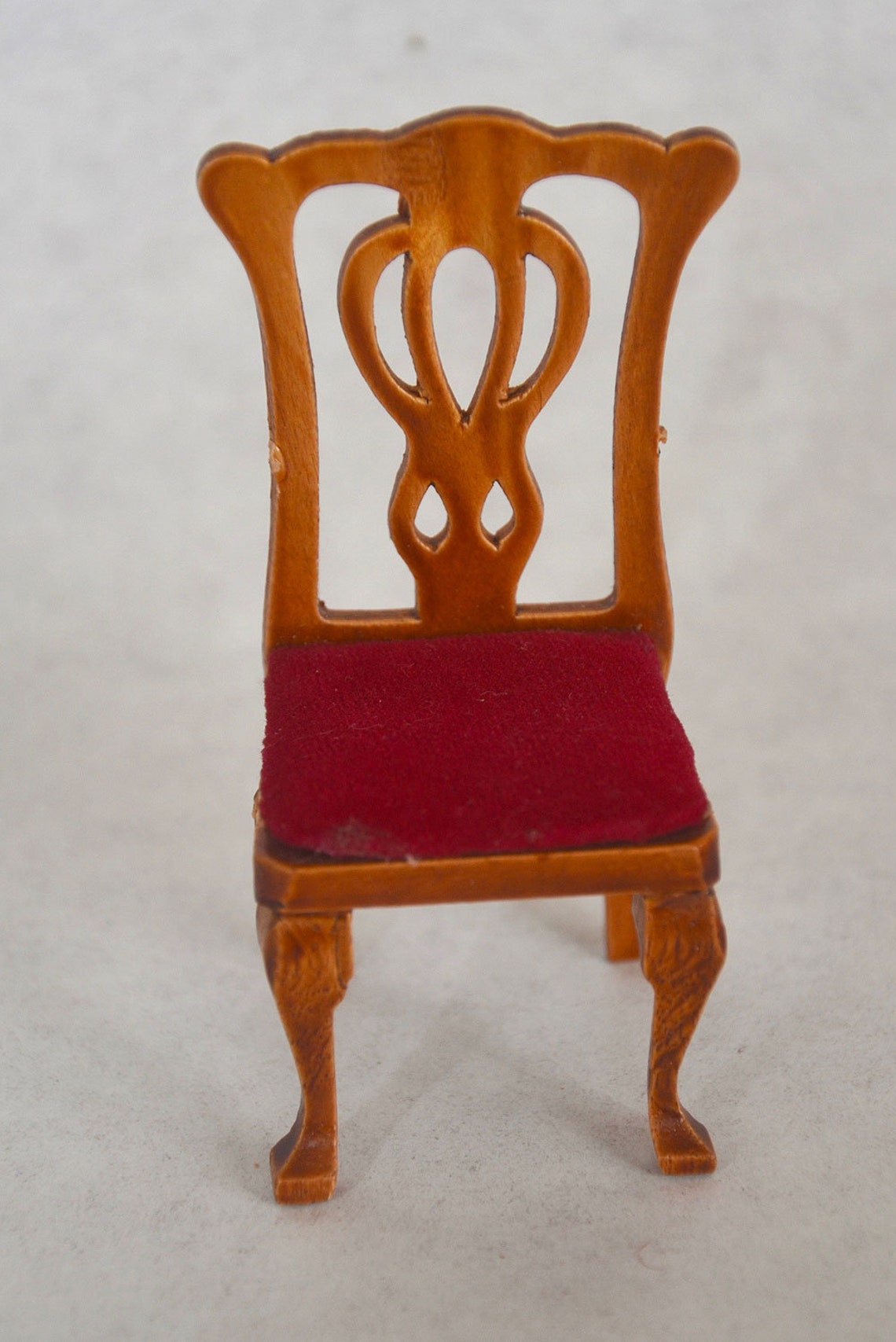 Vintage Antique German Doll's House Chair Chippendale Etsy