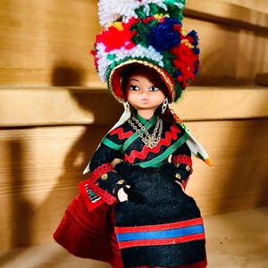 BEIBI Muneca Artesania Spain Autentico Traje Regional Vintage "P'tichou" (Ptichou) head by Gégé Fashion Doll Hausser 1950s/1960s