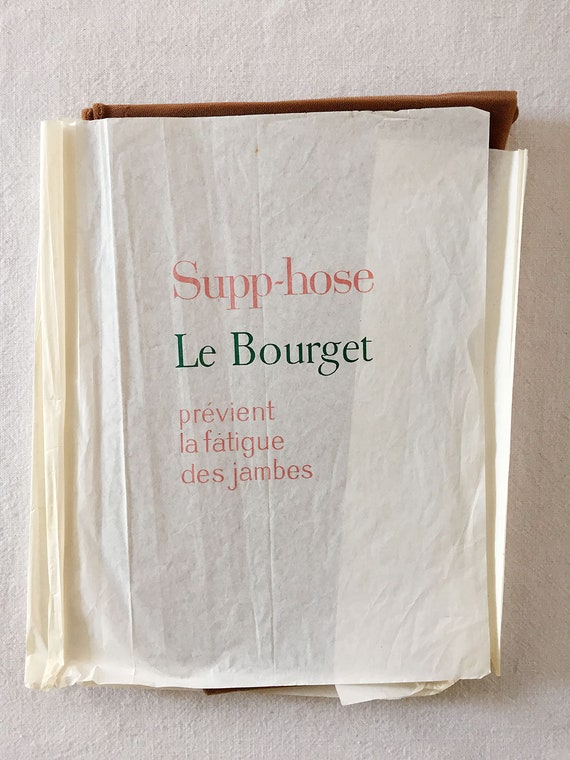Bas Nylon Vintage Minuit - Beige Clair, 15 Deniers, Taille 2-9, Sans Couture, Made In France