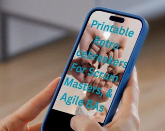 Retrospective Icebreaker Cards for Agile Teams – Digital Download for BAs, POs, Scrum Masters