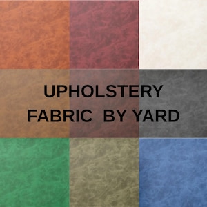 Faux Leather Upholstery Fabric: Durable Vegan Vinyl - DIY Home Decor