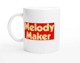 Melody Maker Klassische Musiktasse | Klassische Rock-Memorabilia