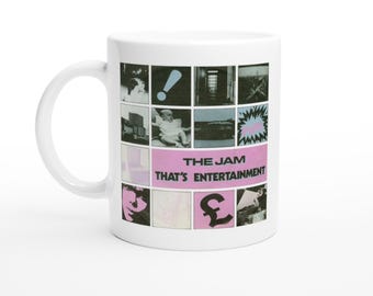 "The Jam "" erzielen "" inspirierte Tasse - Mod Revival Geschenk, 80er Musikfan Tasse, Geschenk für Musikliebhaber."