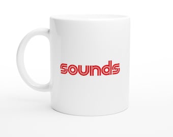 Klingt Musik-Magazin-Keramik-Tasse: Retro Musik-Liebhaber-Geschenk