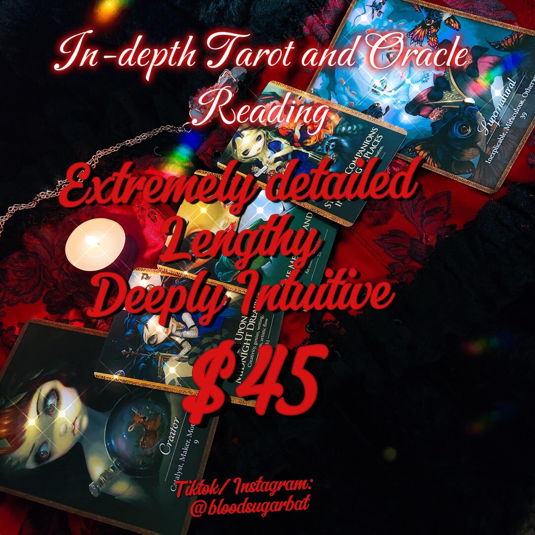 In Depth Tarot and Oracle Card Readings - Etsy