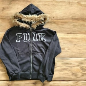 Fur Zip up Y2k - Etsy
