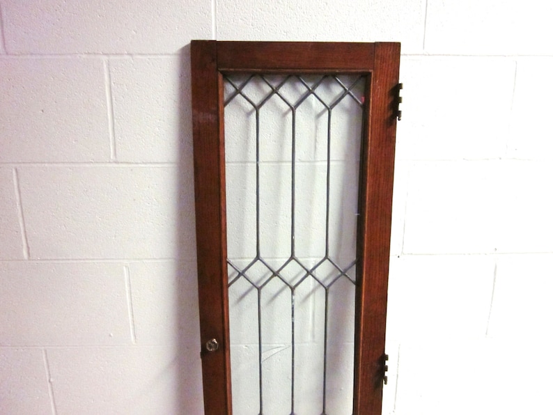 Antique Door Leaded Glass and Oak Door Victorian or Etsy
