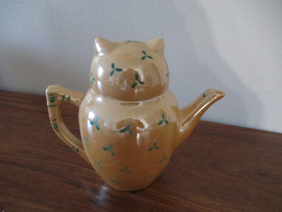 Vintage Owl Teapot 1980's Pier 1 Teapot Small Single Etsy