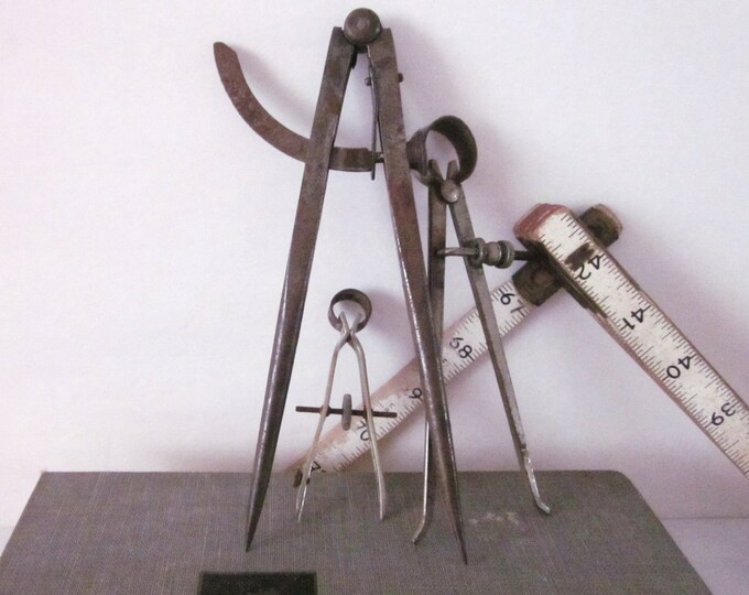 Vintage Industrial Drafting Calipers or Measuring Tools Etsy