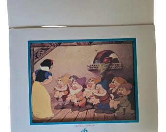 ディズニー　アンティーク　ヴィンテージ　リトグラフ　白雪姫と7人の小人 楽天市場】【取寄せ】 ディズニー Disney US公式商品 白雪姫 7人の小人