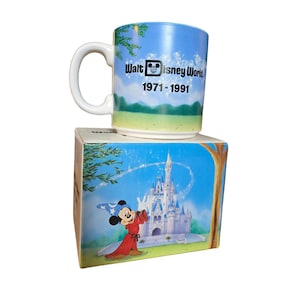 Brand New Vintage Disney World 20th Anniversary Mug