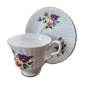 Vintage Royal Windsor England Cup & Saucer Set
