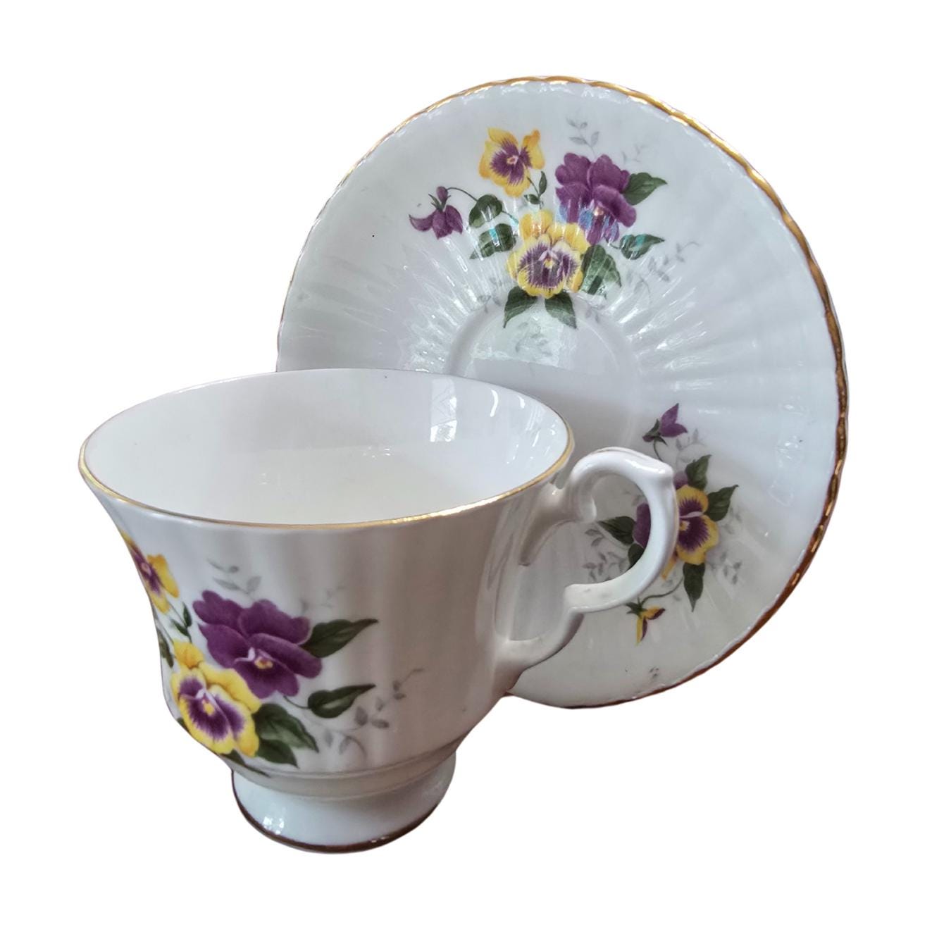 Vintage Royal Windsor England Cup & Saucer Set