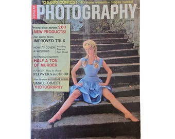 Vintage 1960 June POPULAR PHOTOGRAPHY Magazine