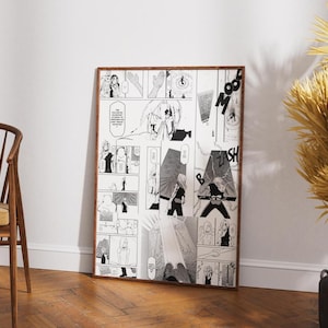 Quadro Manga Bianco e Nero | Anime Lover | Poster FullMetal Alchemist