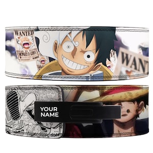 Luffy Anime Powerlifting lever belt | One Piece lever lifting belt | anime gym lifting lever belt | luffy anime lever powerlifting belt