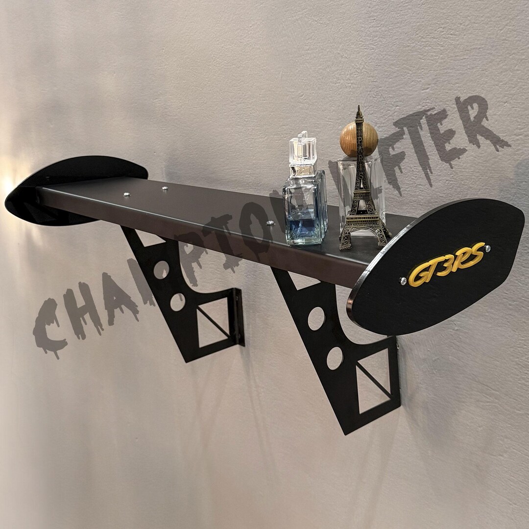 Spoiler Wall Rack GT3 RS Spoiler Shelf – Wall Mounted Race Car Decoration - Etsy