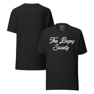 The Bogey Script Tee - Retro Golf Shirt for Casual Golfers | Soft Unisex Fit | Golf Apparel Gift