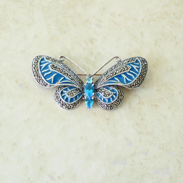 Enamel Butterfly Brooch Etsy Enamel Butterfly Brooch Etsy