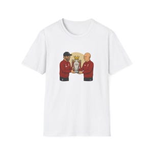 Liverpool Jurgen Klopp/Arne Slot Champions 2025 Cartoon Design Print