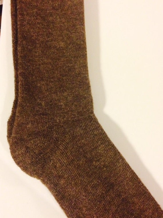 Alpaca Dress Socks Men/'s Coco Brown