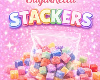SugarRella Stackers – Cubos surtidos de sabores explosivos