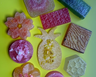 June Sun-Kissed Collection Crystal Candy | Tropical Gourmet Candy Box | Handmade Crystal Candies | Summer Candy Gift | SugarRella
