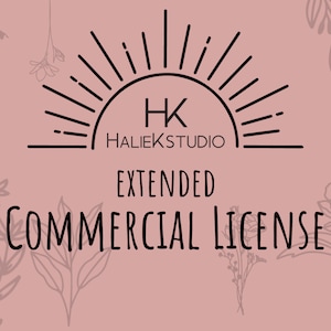 Commercial License - Commercial License to Allow for Digital or Physical Products up to 5000 sales