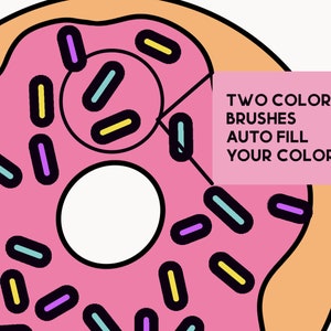 Procreate Outline and Two Color Brush Set - 23 Brushes for Procreate - Etsy