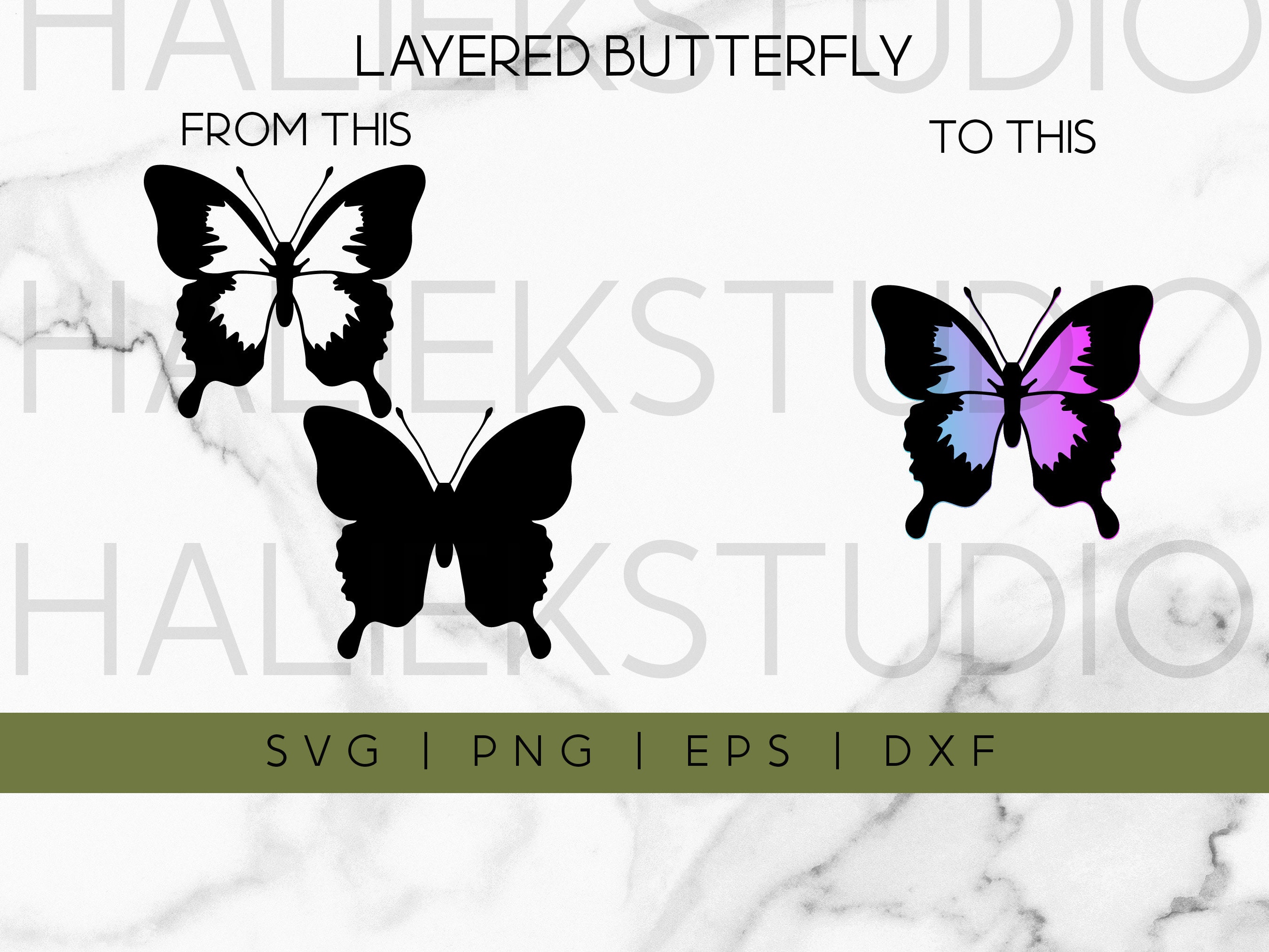 19 Butterfly, Bumblebee, and Dragonfly Svg Image Bundle Boho Insect ...