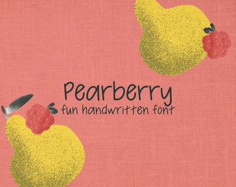 Pearberry フォント - 楽しい手書きフォント