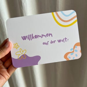 Geboortekaartje “Welkom op de wereld!”